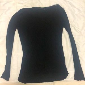 Black long sleeve shirt